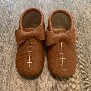 Toddler football mocossins